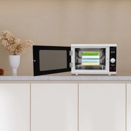 12L/3.17 Gallon Disinfection Sanitizer Box Cleaning Cabinet Dual Lamp Cabinet