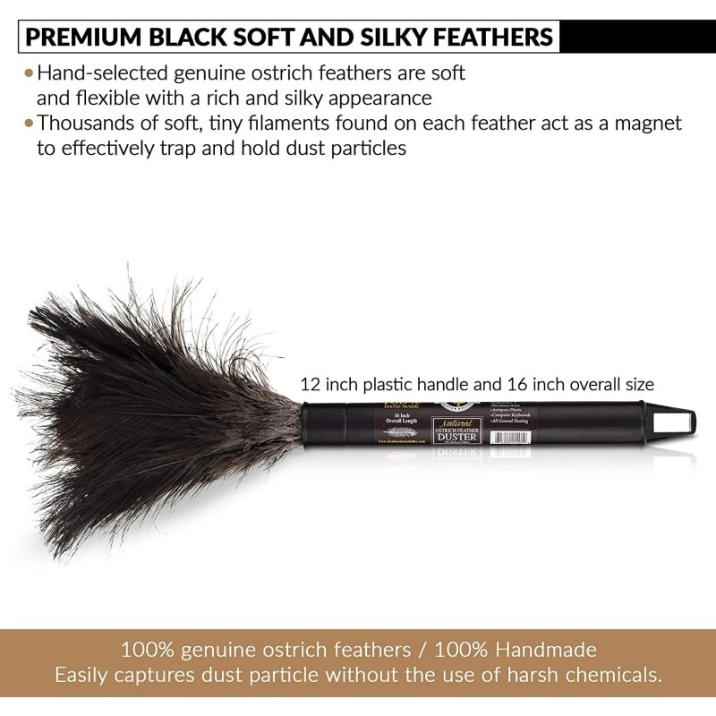 Dusters Killer Retractable Ostrich Feather Duster 12" to 16"