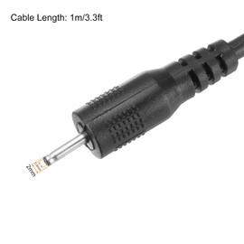 MECCANIXITY USB to DC Power Cable 2A 5V DC Power Cord 2.0mmx0.6mm Jack Charging Plug Connector Cable Adapter for Fan Camera Phone Tablet Devices (3.3ft, Black)