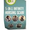 Go by Goldbug 5-in-1 Nursing Scarf - Gray NEW Stretch