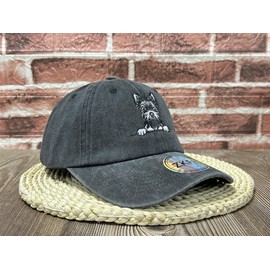 ZKFE Yorkshire Terrier Hat, Gift for Women Men Owner, Dog Lover Baseball Cap, Washed Black Trucker Hat Adjustable Dad Hat