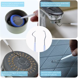 Small Cleaning Brush Set for Household, Car Vent Detailing Cleaning Stick, Humidifier Groove Bottle Gap Cleaning Tool, Crack Crevice Cleaner for Door Window Track Faucet Croner Hard Tight Spaces