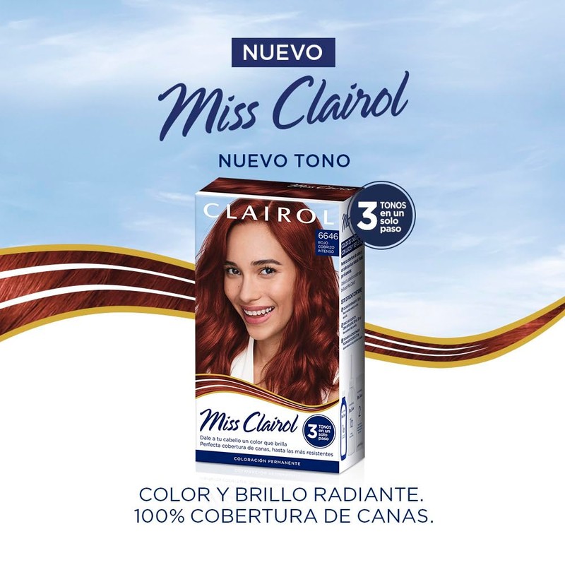Miss Clairol Tinte Permanente 6646 Rojo Cobrizo