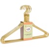 Beautiful Gold Aluminum Metal Suit Hangers Heavy Duty Coat Hangers
