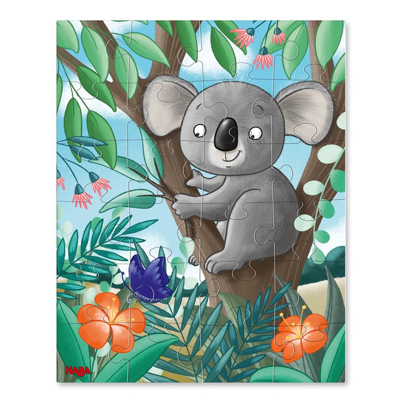 HABA 306480 Puzzle Koala, Sloth & Co., Puzzle from 4