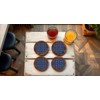 HASTA LA RAIZ Juego de 4 Portavasos artesanales, Coasters Hechos
