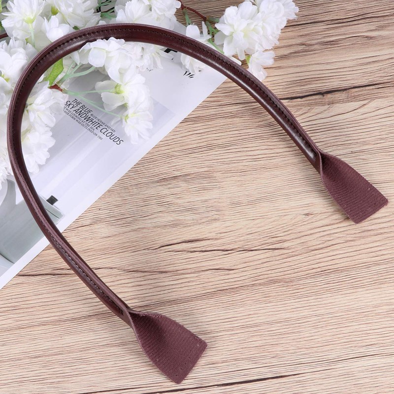 EXCEART Shoulder Strap Bag Handle Genuine Leather Sewing Strap Replacement