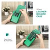 Hiram Leather Pencil Case Portable Genuine Leather Storage Box Pen