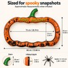 Halloween Inflatable Pumpkin Photo Frame with Spider Web and 6