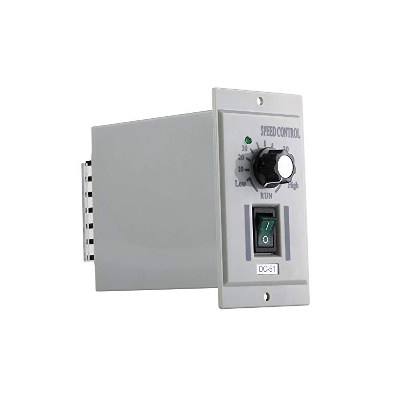 Oumefar Motor Speed Controller, DC 24V-90V Adjustable Single-Phase Motor Speed