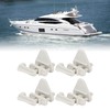 4 Set Pontoon Boat Gate Latch Kit ABS Square Frame