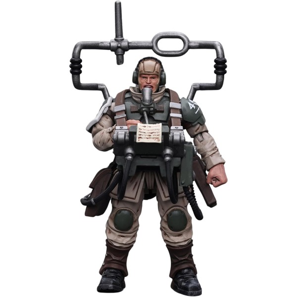 JOYTOY Warhammer 40k Astra Militarum Cadian Command Squad Veteran with