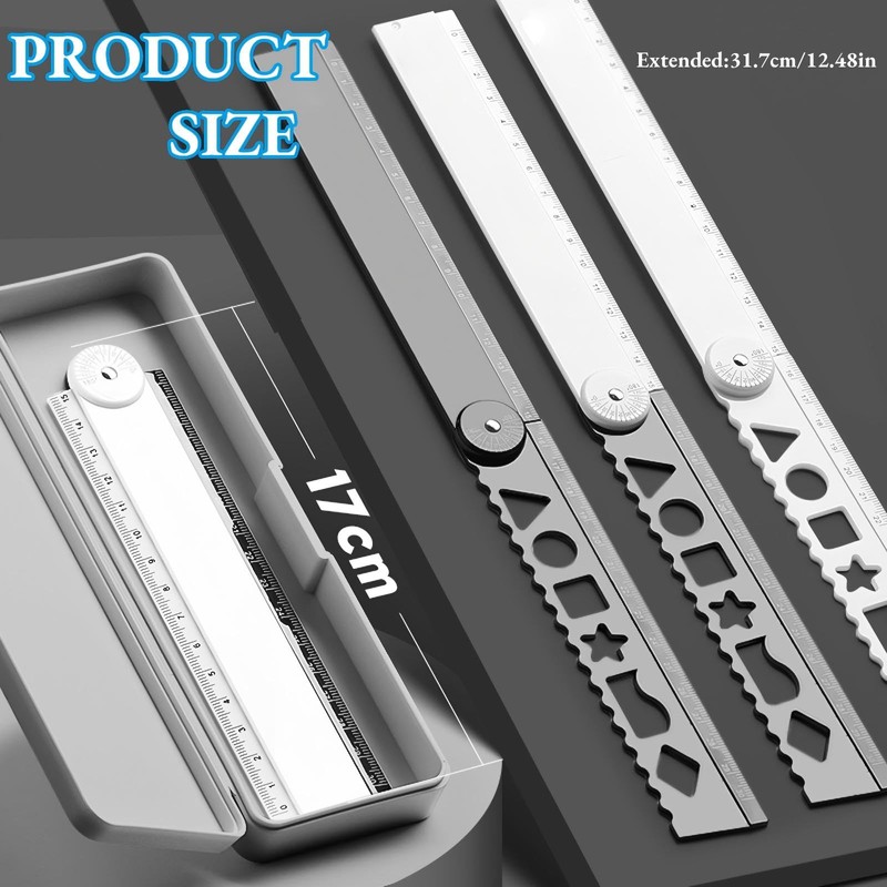 5Pcs Folding Ruler 15cm/30cm Foldable Ruler Precise Stationery Ruler Straight
