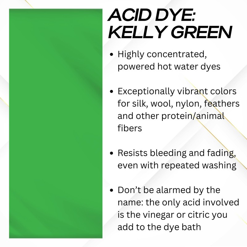 Jacquard Acid Dye for Wool, Silk and Other Protein Fibers,