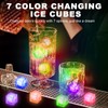 100 PCS Light Up Ice Cubes for Drinks, Multi Color