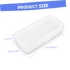 OHPHCALL Box of Manicure Tools Nail Organizer Nail Bits Clear