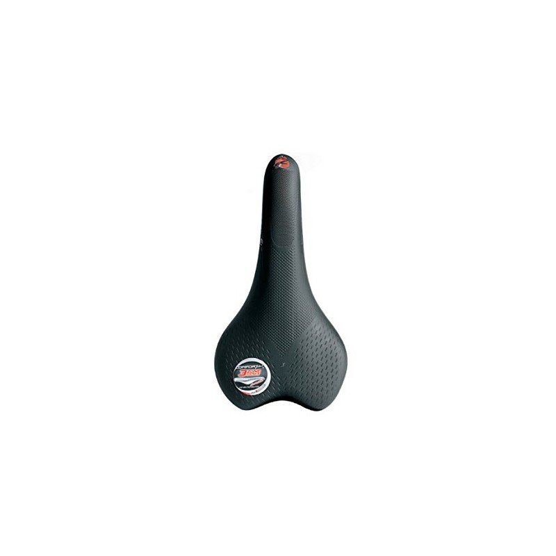 Selle Bassano Unisex Adult Comfort Saddle, Black, M