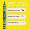 Lucky Art Crayonology 80 Count Single Color Crayons Bulk Pack