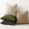 Woaboy Pack of 2 24x24 Inch Decorative Boucle Throw Pillow