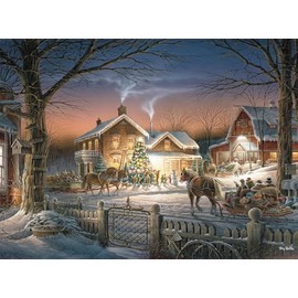Buffalo Games - Terry Redlin - Trimming the Tree - 1000 Piece Jigsaw Puzzle