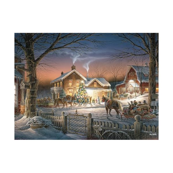 Buffalo Games - Terry Redlin - Trimming the Tree -