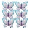 Finypa Blue Butterfly Balloons 6 Pieces 40inch Blue Purple Butterfly