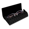 PU Leather Glasses Case with Cleaning Cloth - Magnetic Hard