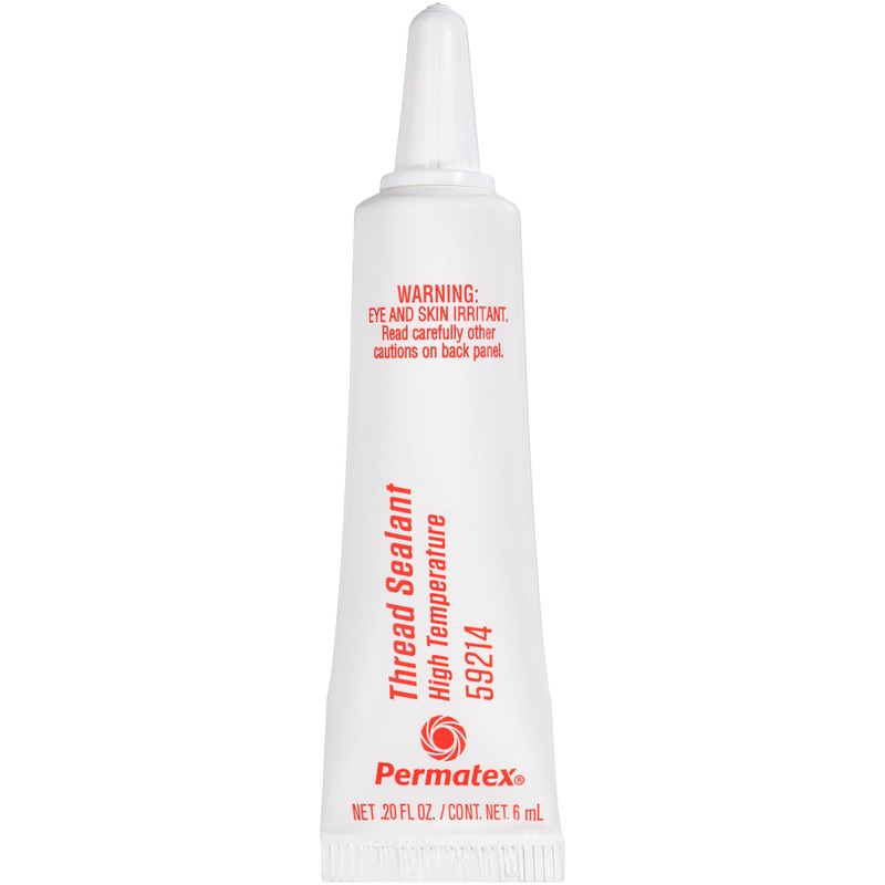 Permatex 59214 High Temperature Thread Sealant, 6 ml Tube, Pack