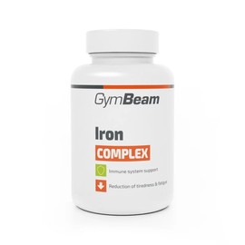 GymBeam GymBeam Eisenkomplex - Funktionelle Kombination aus Eisen Vitamin C, Zink, Vitamin B9, Eisentabletten zur Untersttzung des Immunsystems, der kognitiver Funktionen (120 Kaps)
