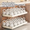 Expandable Pull-Out Cabinet Organizer (Width 13.78"-19.69"), Adhesive Drawer for Kitchen