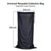 SEASLIMIT Wood Chipper Bag Collection for Craftsman Electric Shredder Mulcher,
