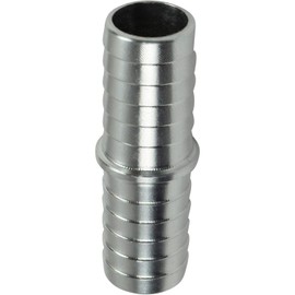 ICT Billet 5/8" to 5/8" Inch Hose Barb Splice Coupler Repair Fitting Adapter Connector Radiator Coolant Intercooler Heat Exchanger Fluid Designed & Manufactured in USA Bare Aluminum AN627-10A