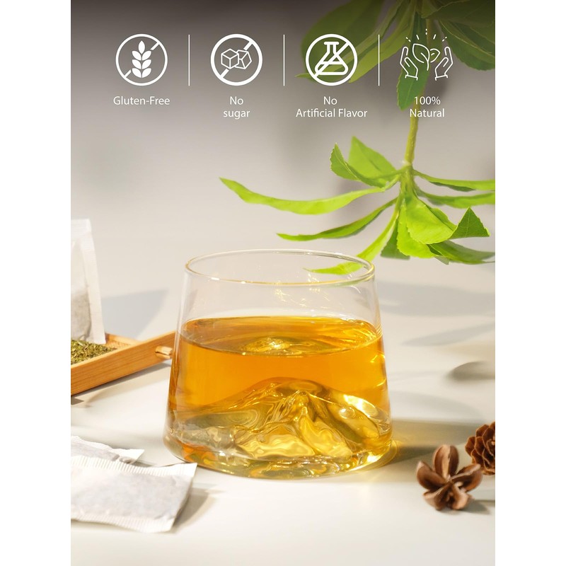 TeeLux Oolong Tea Bags, Caffeinated Oolong Tea, Smooth Taste &