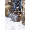 Suncast 24-Inch Snow Shovel and Pusher Combo with Durable Galvanized