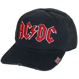 AC/DC Logo Unisex Cap Black Band Merch, Bands, black