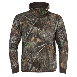 ScentLok Savanna Aero Raid Lightweight Odor Control Camo Hunting Hoodie for Men (Realtree Edge, X-Large)
