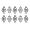 10Pcs Eye Plate 316 Stainless Steel Heavy Duty Suspension Pad