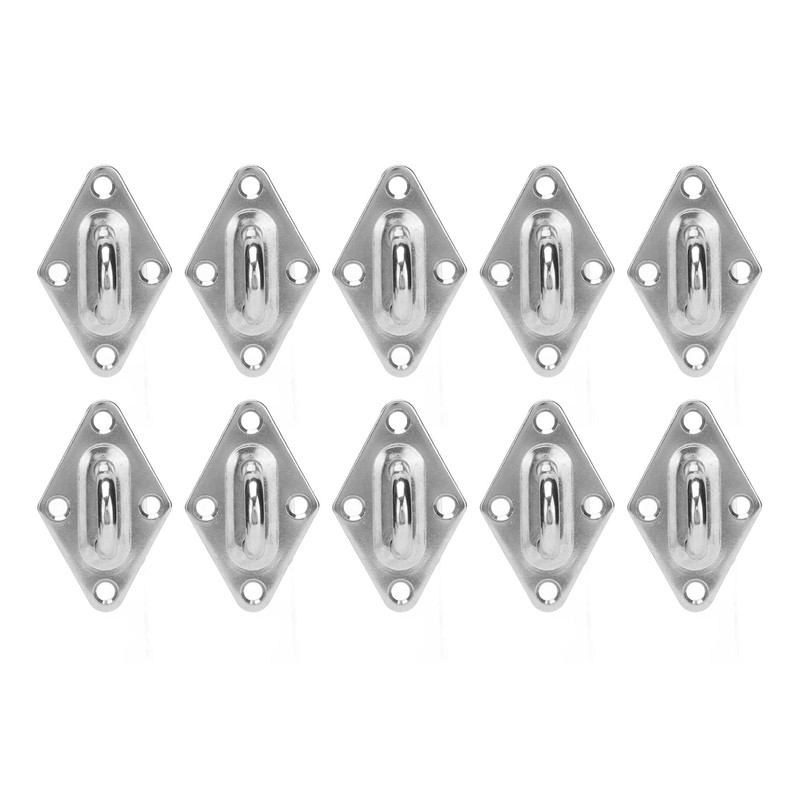 10Pcs Eye Plate 316 Stainless Steel Heavy Duty Suspension Pad