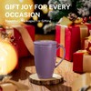 Sweese 15 OZ Porcelain Tea Mug with Infuser and Lid,