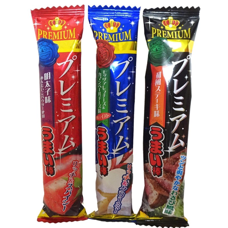 Premium Umaibo, Total of 33 Pieces, Assorted Set, Dagashi, Pikishimo,