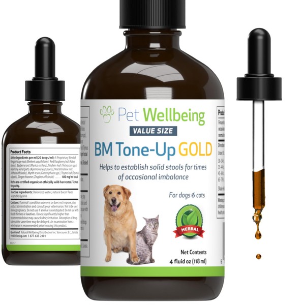Pet Wellbeing BM Tone-Up Gold for Dogs & Cats -