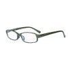 Eye Keppler NEW Eye Keppler Green Polka Dot Rectangle Reading