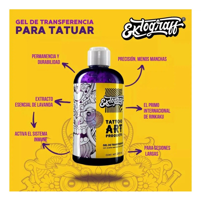 Stencil Tatuaje Gel Transfel Rinkaku Hinkarink Ektograff
