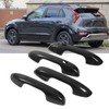 Car Exterior Door Handle Panel Carbon Fiber Style Outer Handle