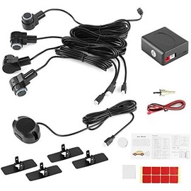 de con sensor de aparcamiento de respaldo de marcha atrás para coche, Kit de alerta de zumbador de 80dB de asistencia inteligente para marcha atrás