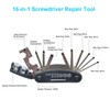 CHUMXINY Chumxiny Bicycle Repair Kit Contains 16-in-1 Tool, 120Psi Mini