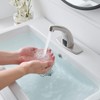 Bathfinesse Touchless Bathroom Faucet, Commercial Auto Motion Sensor Sink Faucet,