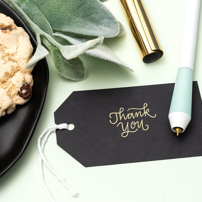 We R Memory Keepers 加熱式 フォイル羽ペン 細め 転写用ゴールドシート付 ＵＳＢ電源