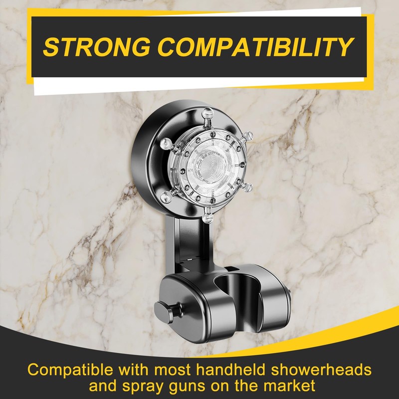 Shower Head Holder Suction Cup, Shower Head Holder, Universal Shelf
