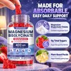 Magnesium Bisglycinate Gummies 400mg, Chelated Magnesium Glycinate Gummies for Adults,